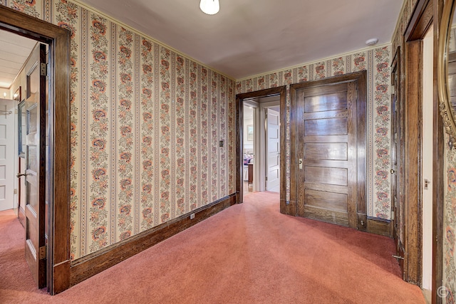 corridor featuring carpet