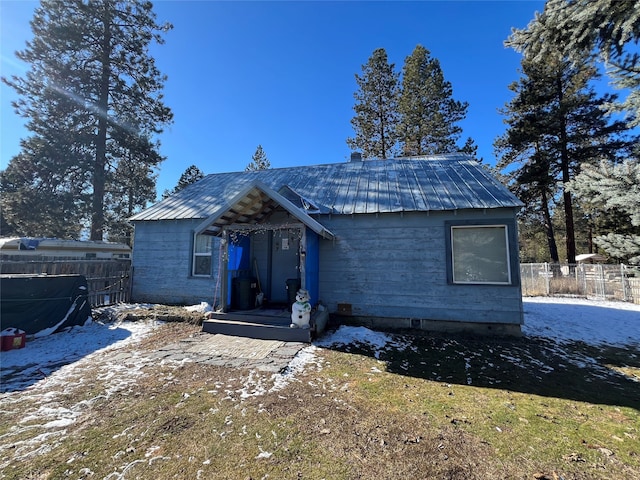 view of front of home