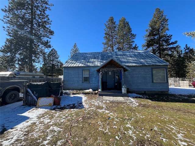 view of front of property