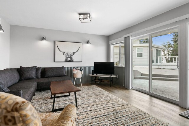 50300 US Highway 93 Unit B1/32, Polson, MT 59860 - living room featuring wood finished floors