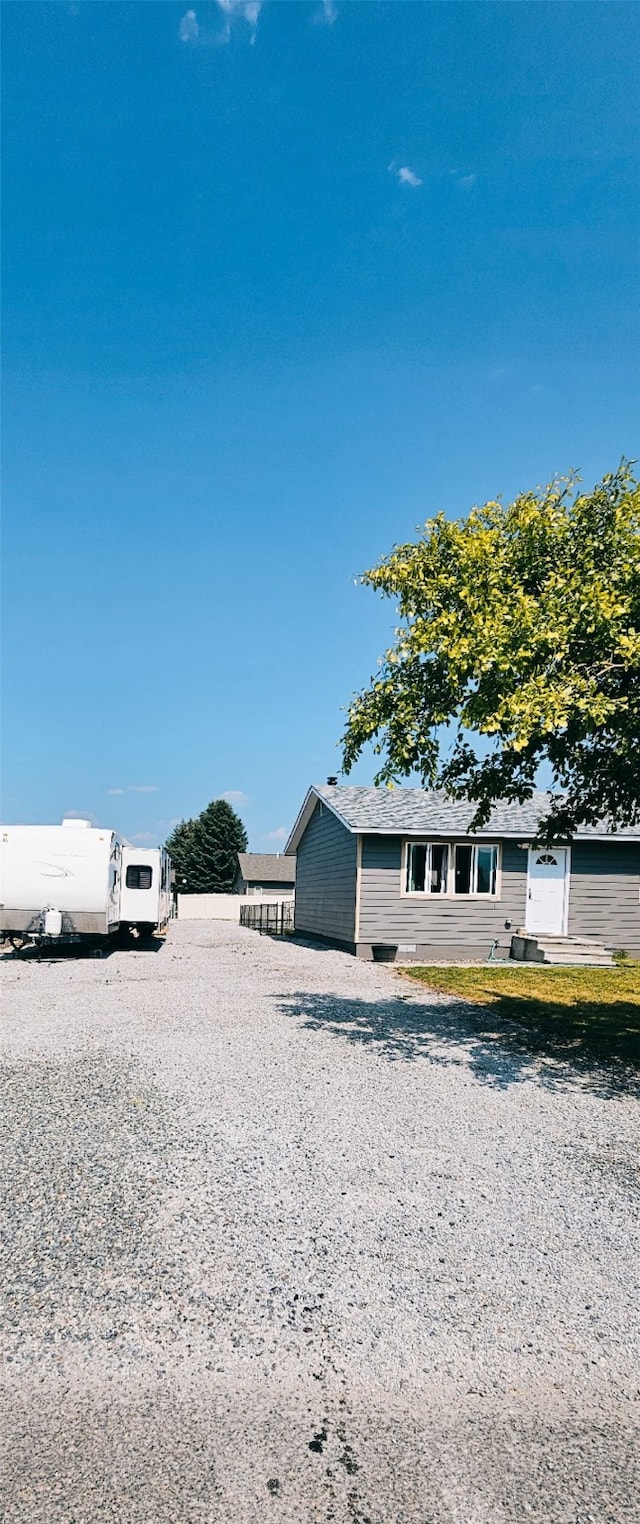 view of front of home