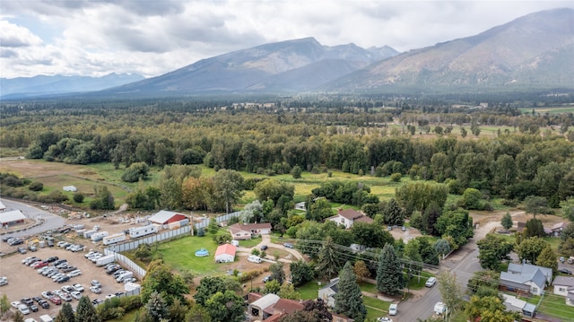 707 W Desta St, Hamilton, MT 59840 - birds eye view of property featuring a mountain view
