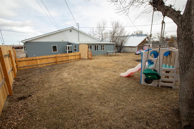 view of play area