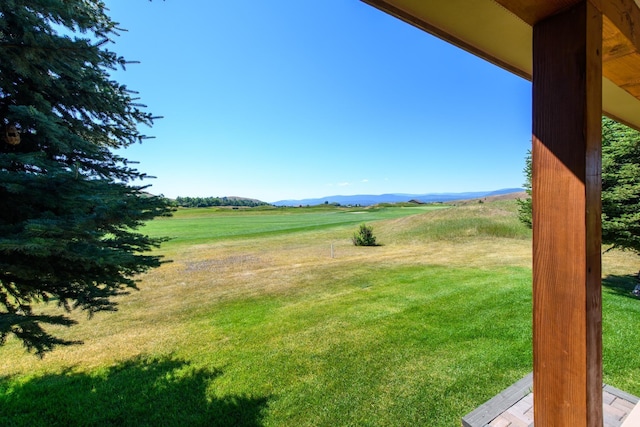 30 Demers Pl, Eureka, MT 59917 - view of green lawn with a mountain view and a rural view
