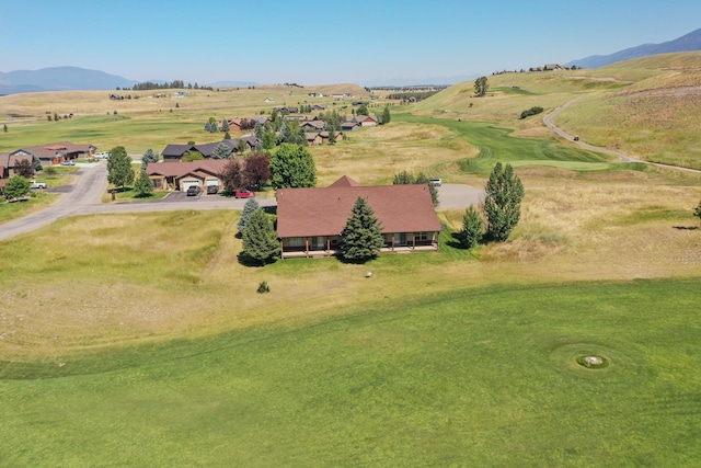 30 Demers Pl, Eureka, MT 59917 - bird's eye view of a mountainous background and a golf club