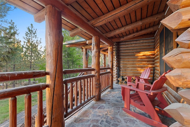 770 Pallo Trl, Hamilton, MT 59840 - view of wooden deck