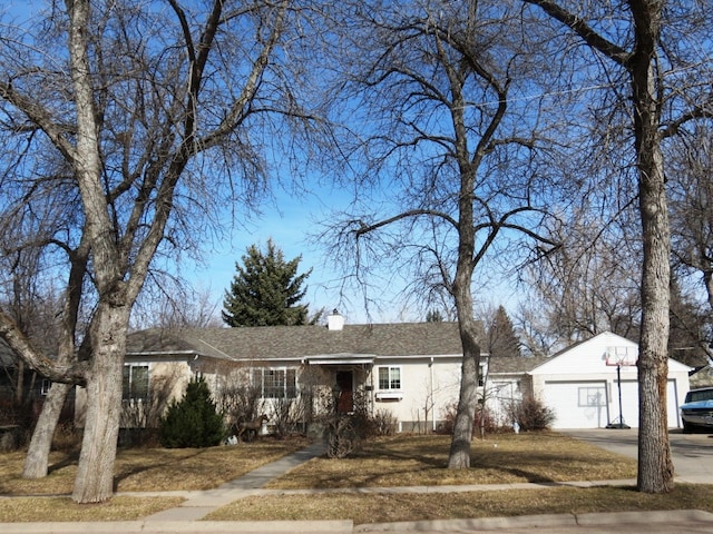 view of front of property