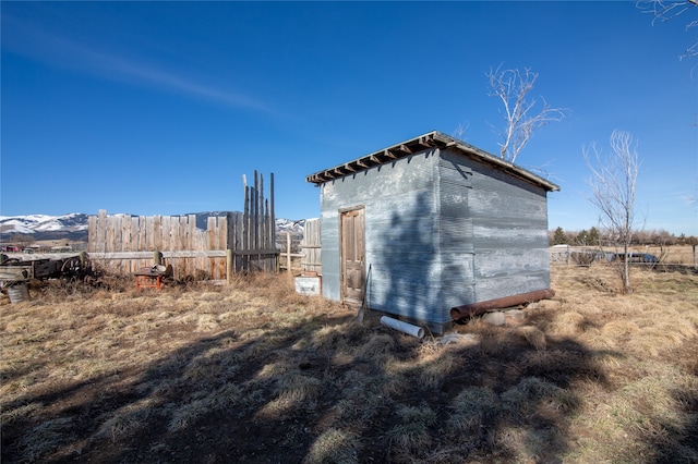 view of shed / structure