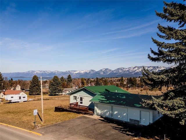 view of property view of mountains