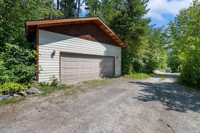 17431 Fishing Rock Ln, Bigfork, MT 59911 - view of detached garage