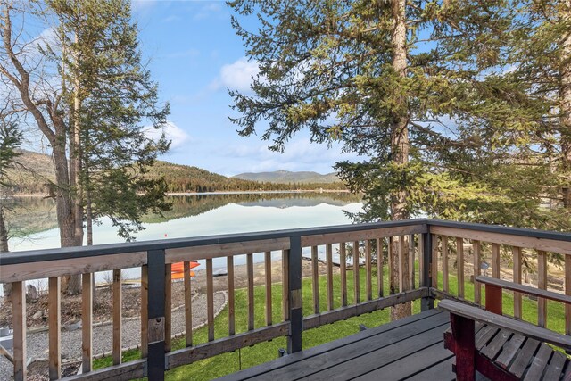 view of patio / terrace featuring a deck