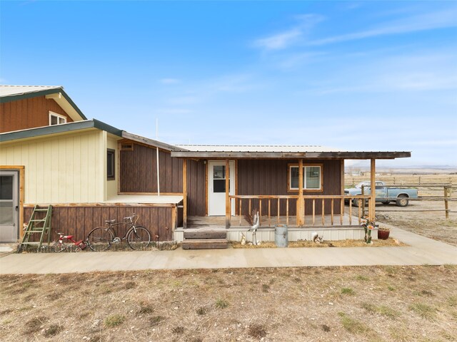 view of front of home