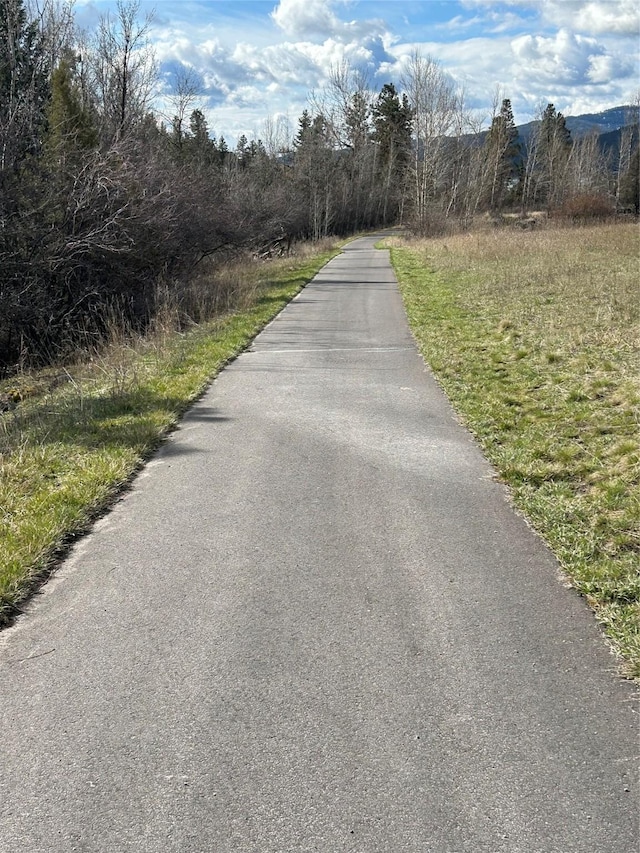 view of road