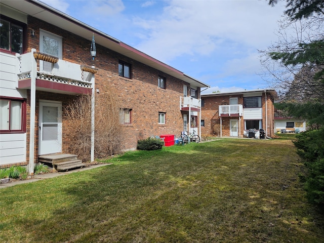 exterior space with a balcony