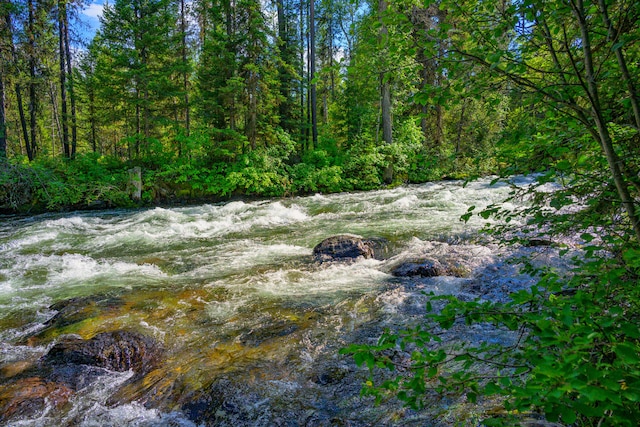 view of nature featuring a water view