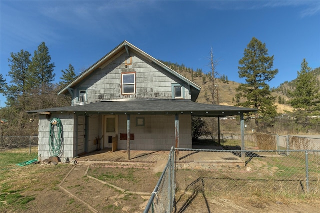 view of rear view of house