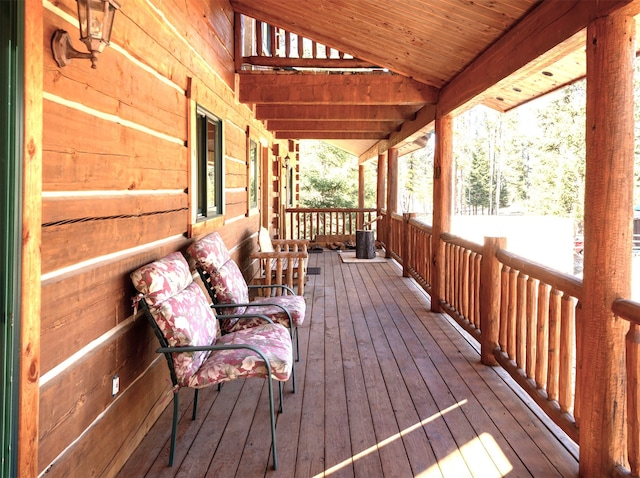 view of deck