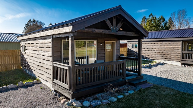 view of shed / structure