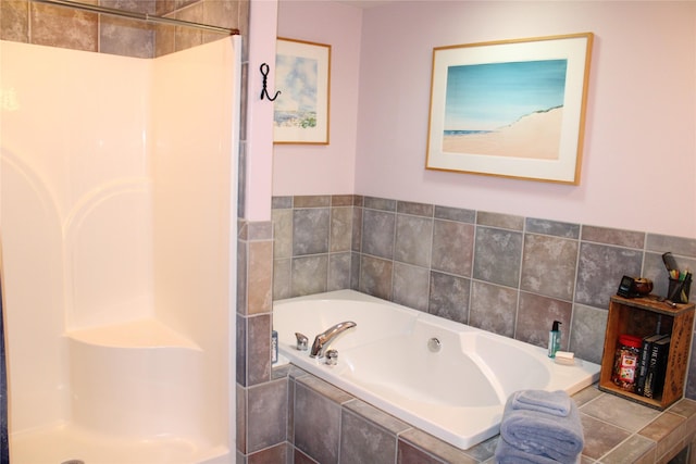 95 Furman Ln, East Helena, MT 59635 - full bath featuring a garden tub and a shower stall