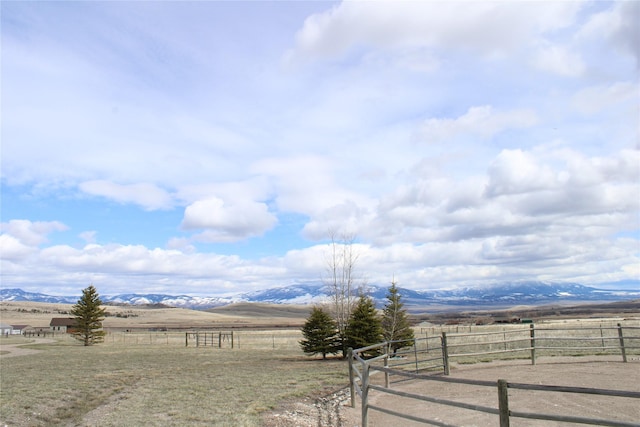 95 Furman Ln, East Helena, MT 59635 - view of yard featuring a rural view and a mountain view