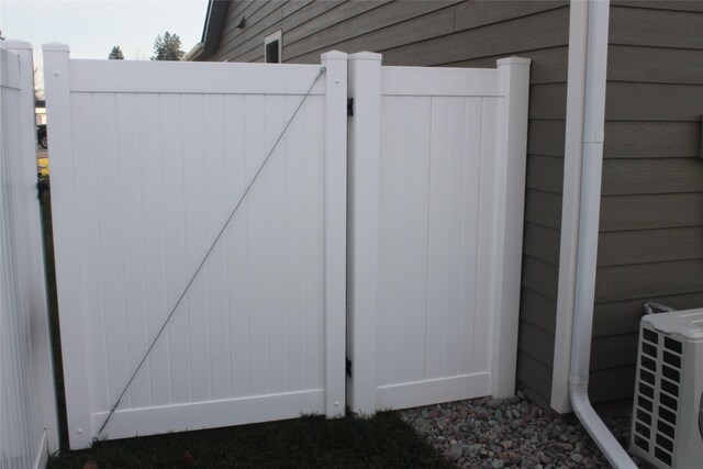 view of gate featuring cooling unit