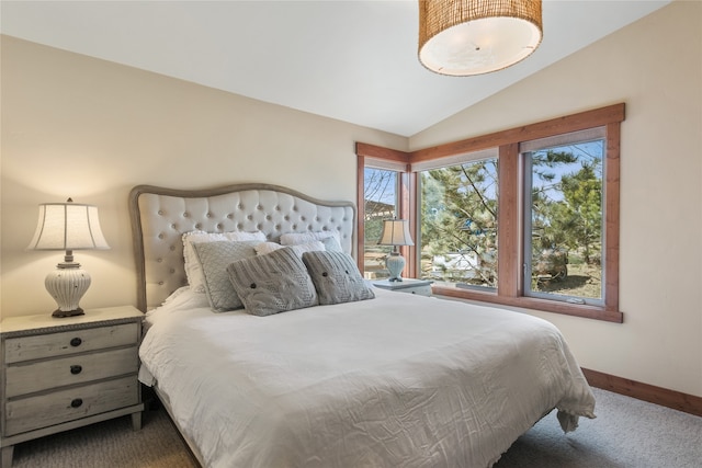 87 Rusty Iron Way, Eureka, MT 59917 - carpeted bedroom featuring vaulted ceiling