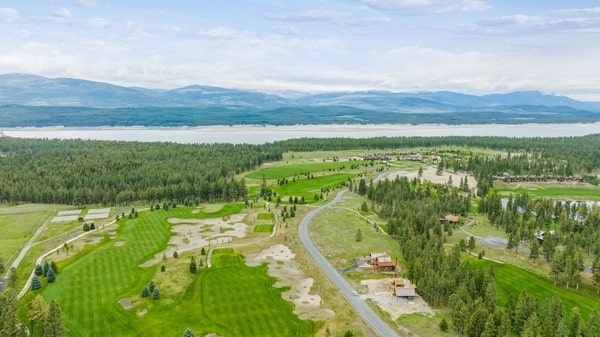 87 Rusty Iron Way, Eureka, MT 59917 - drone / aerial view featuring a mountain view