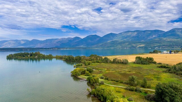 114 Pheasant Ridge Ct, Polson, MT 59860 - water view featuring mountains