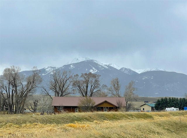 view of mountain feature