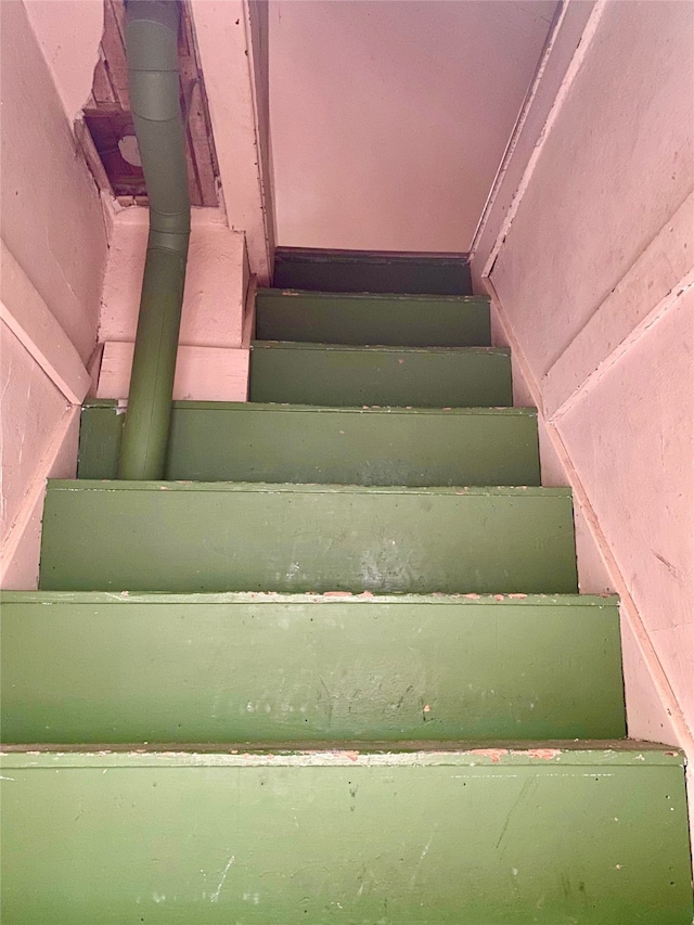 view of stairway