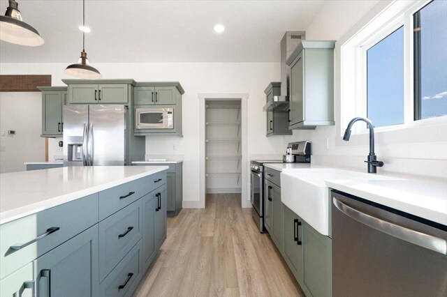 5539 Fireweed Loop, Helena, MT 59602 - full bathroom with vanity, baseboards, walk in shower, visible vents, and wood finished floors