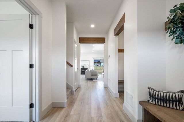 5539 Fireweed Loop, Helena, MT 59602 - mudroom with light wood-style floors, baseboards, visible vents, and a wealth of natural light