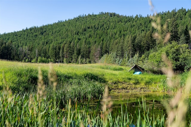 property view of mountains with a water view