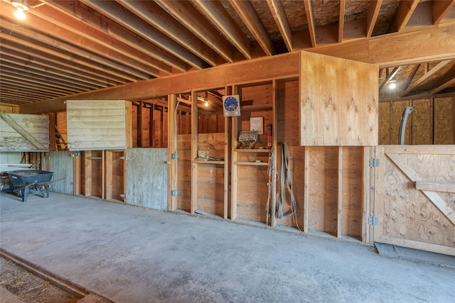 view of horse barn