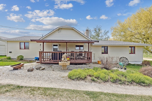 view of ranch-style home