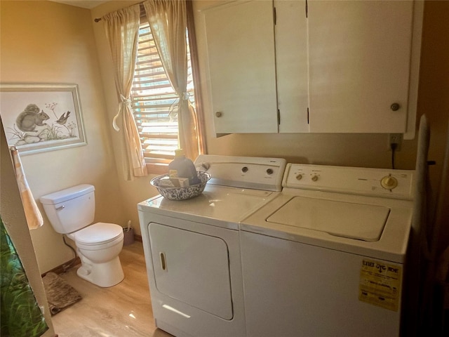 630 18th Rd NW, Choteau, MT 59422 - clothes washing area featuring washer and dryer, laundry area, and light wood finished floors