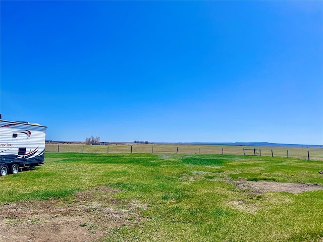 630 18th Rd NW, Choteau, MT 59422 - view of yard featuring a rural view and fence