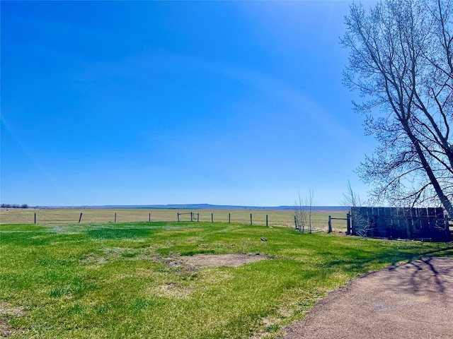 630 18th Rd NW, Choteau, MT 59422 - view of yard with fence and a rural view