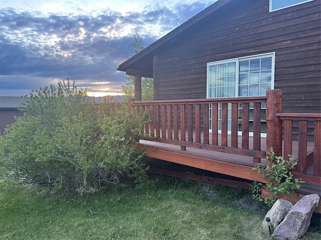 102 W Clark St, Philipsburg, MT 59858 - view of wooden deck