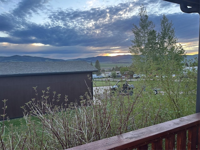 102 W Clark St, Philipsburg, MT 59858 - view of yard featuring a mountain view