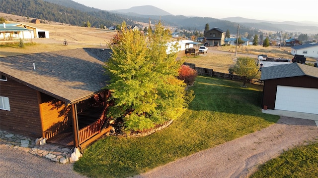 102 W Clark St, Philipsburg, MT 59858 - aerial view featuring a mountain view