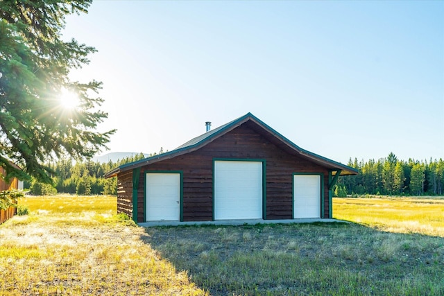400 Kintla Ranch Rd, Polebridge, MT 59928 - view of detached garage