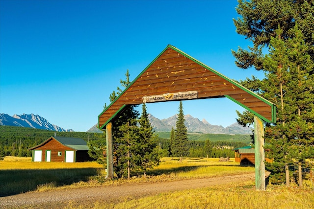 400 Kintla Ranch Rd, Polebridge, MT 59928 - view of community with a mountain view
