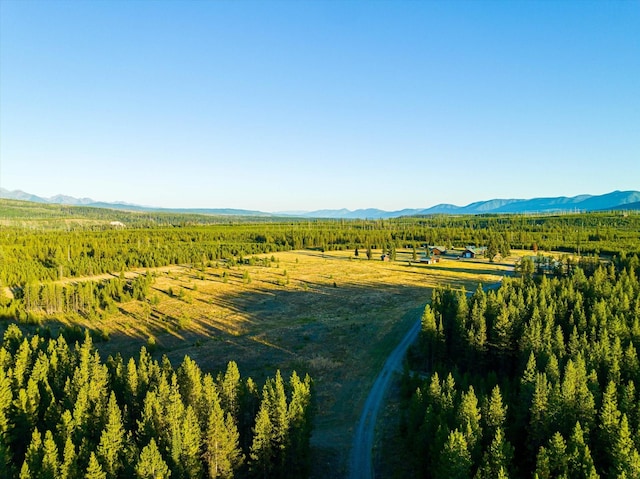 400 Kintla Ranch Rd, Polebridge, MT 59928 - view of mountain backdrop with rural landscape