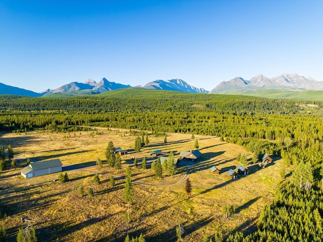 400 Kintla Ranch Rd, Polebridge, MT 59928 - mountain view featuring rural landscape