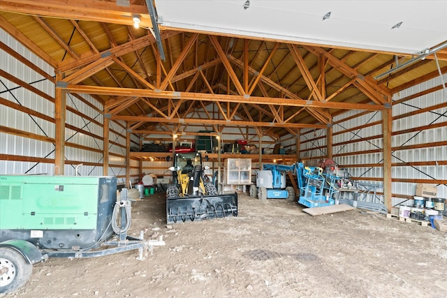 400 Kintla Ranch Rd, Polebridge, MT 59928 - garage with metal wall