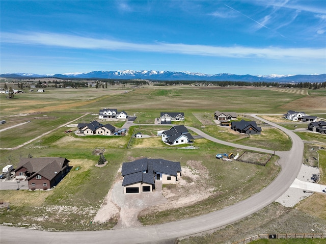 209 Mannington St, Kalispell, MT 59901 - drone / aerial view of a mountainous background