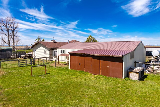 view of horse barn