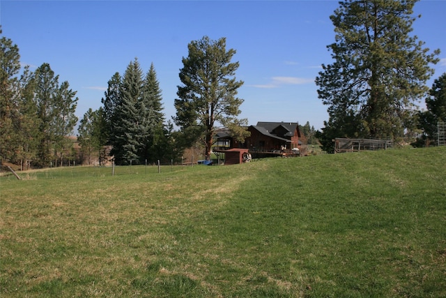856 Weber Butte Trl, Corvallis, MT 59828 - view of grassy yard