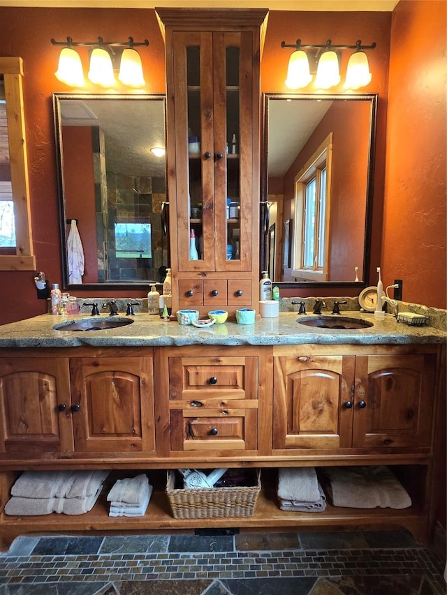 856 Weber Butte Trl, Corvallis, MT 59828 - full bathroom featuring double vanity